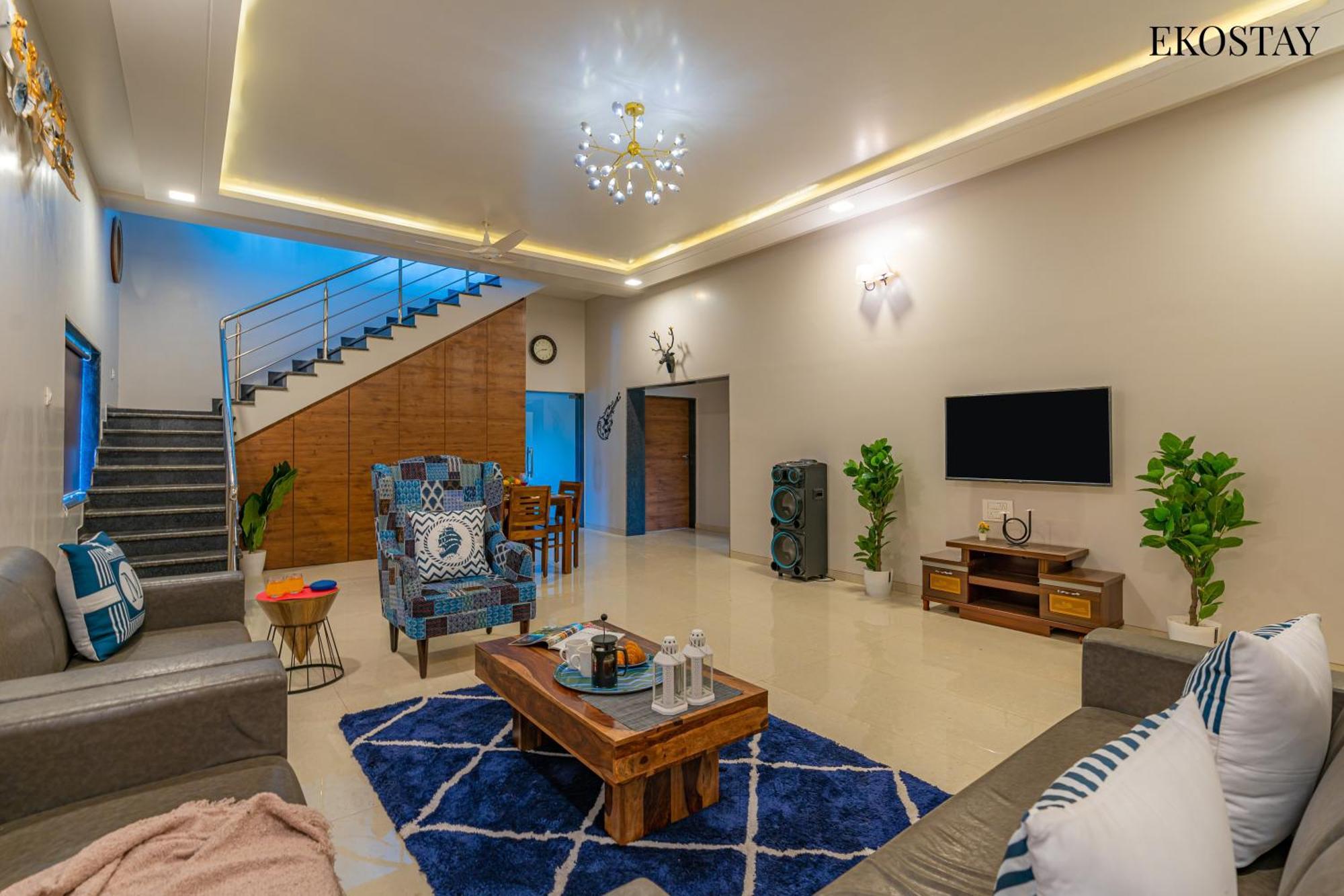 Ekostay Gold Palm Estate I Cricket Turf I Rain Dance I 2 Acre Property Karjat Εξωτερικό φωτογραφία
