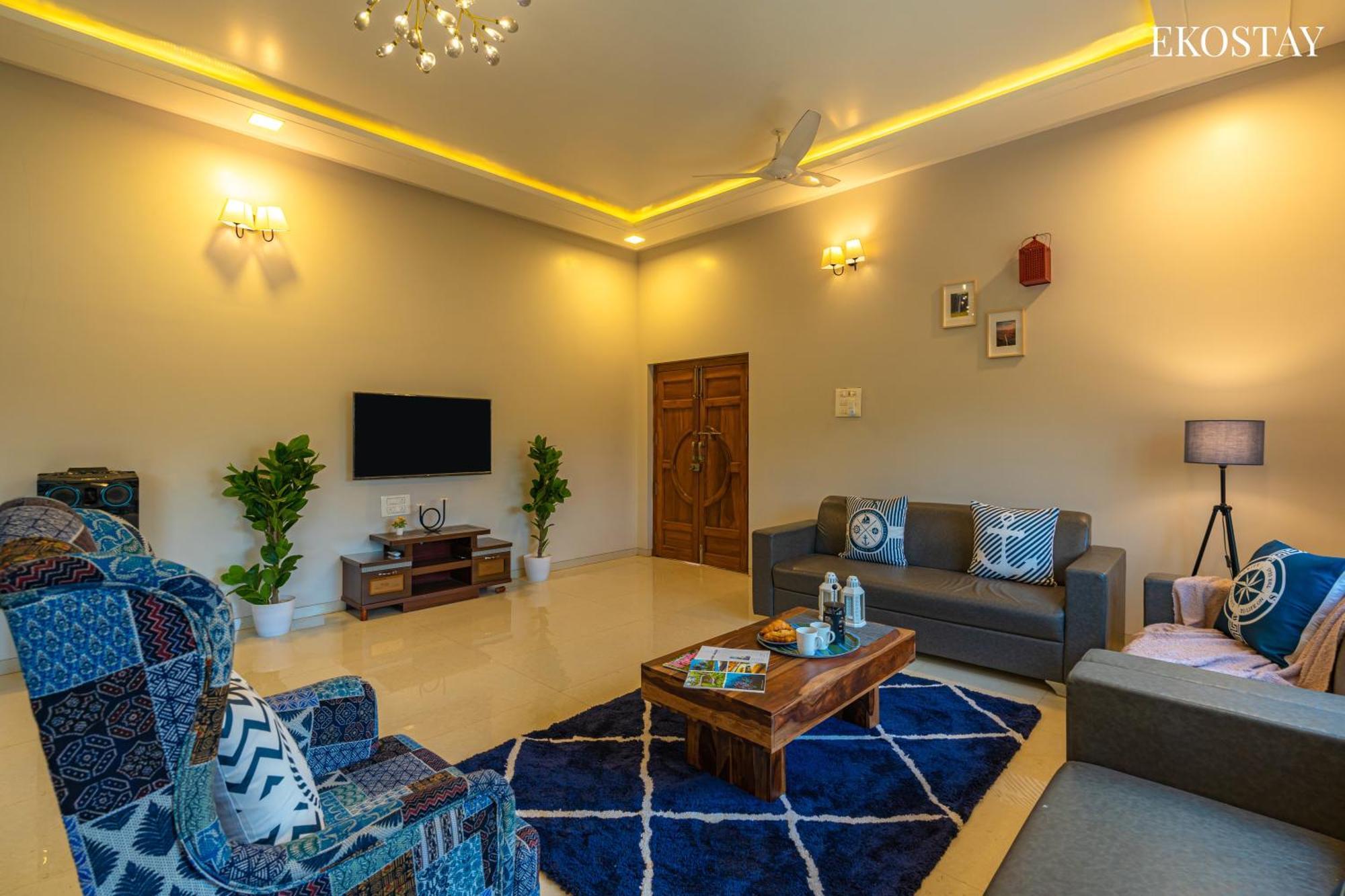 Ekostay Gold Palm Estate I Cricket Turf I Rain Dance I 2 Acre Property Karjat Εξωτερικό φωτογραφία