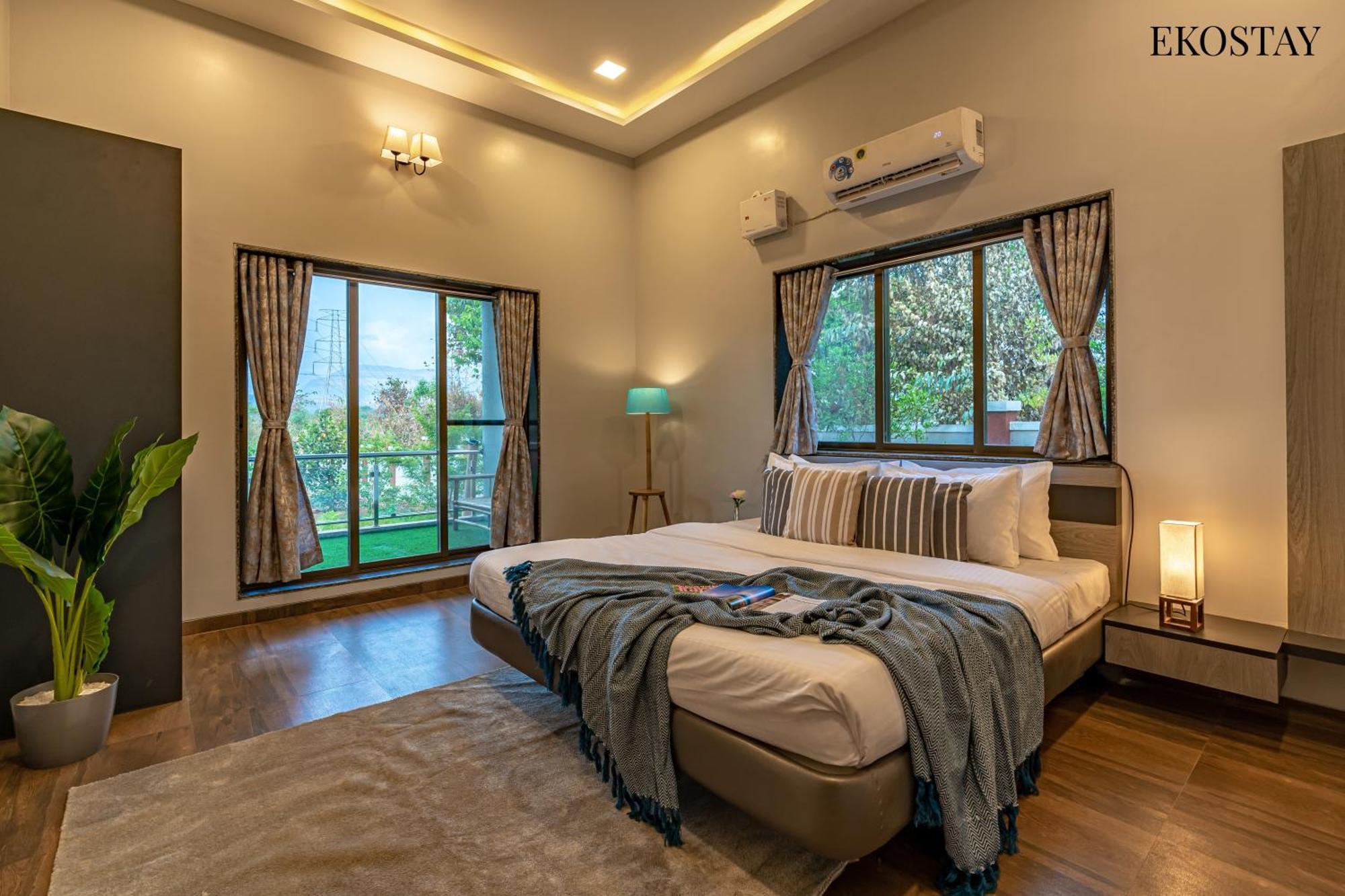Ekostay Gold Palm Estate I Cricket Turf I Rain Dance I 2 Acre Property Karjat Εξωτερικό φωτογραφία