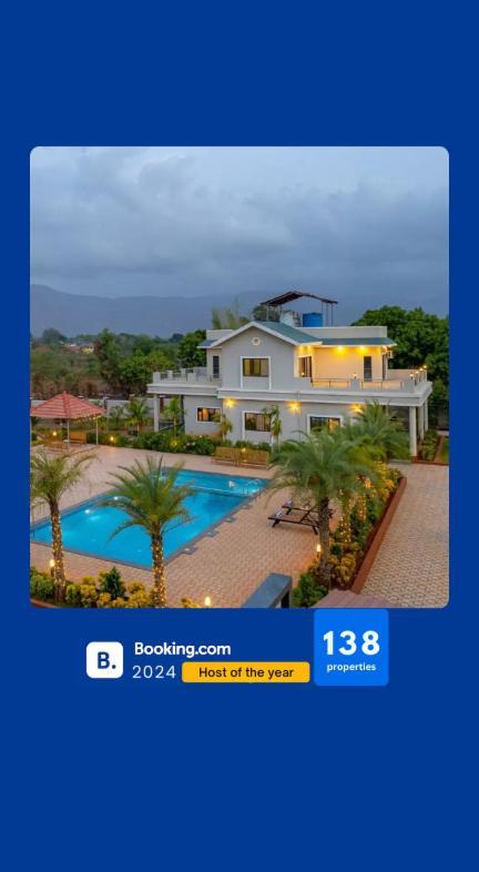 Ekostay Gold Palm Estate I Cricket Turf I Rain Dance I 2 Acre Property Karjat Εξωτερικό φωτογραφία